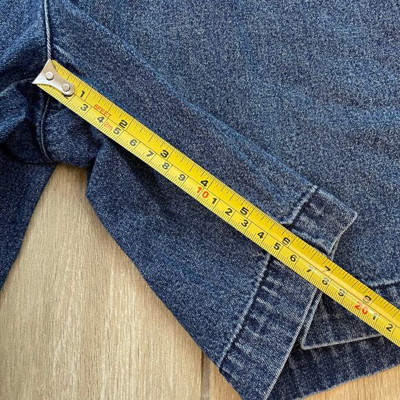 Tommy Hilfiger Denim Shorts Men's 36 Blue Jean Pleated Vintage Y2K Logo Casual - Picture 6 of 7